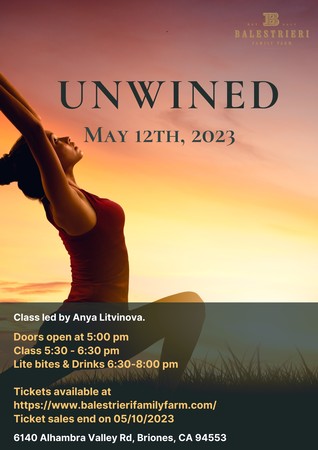 Unwined - May Yoga at the Farm