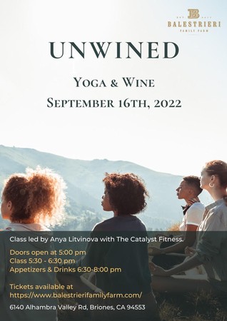 Unwined - September Yoga at the Farm
