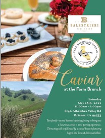 Caviar and Brunch at the Farm