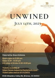 Unwined - July Yoga at the Farm